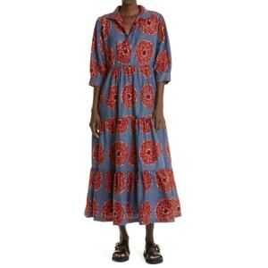 The OULA Maxi Print Dress - Size Medium - Never Worn